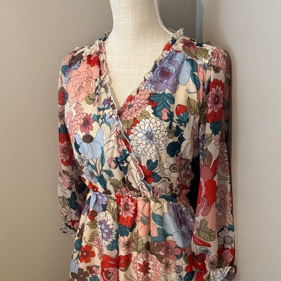 Kris Ashley and go Floral chiffon midi dress - Picture 2 of 6